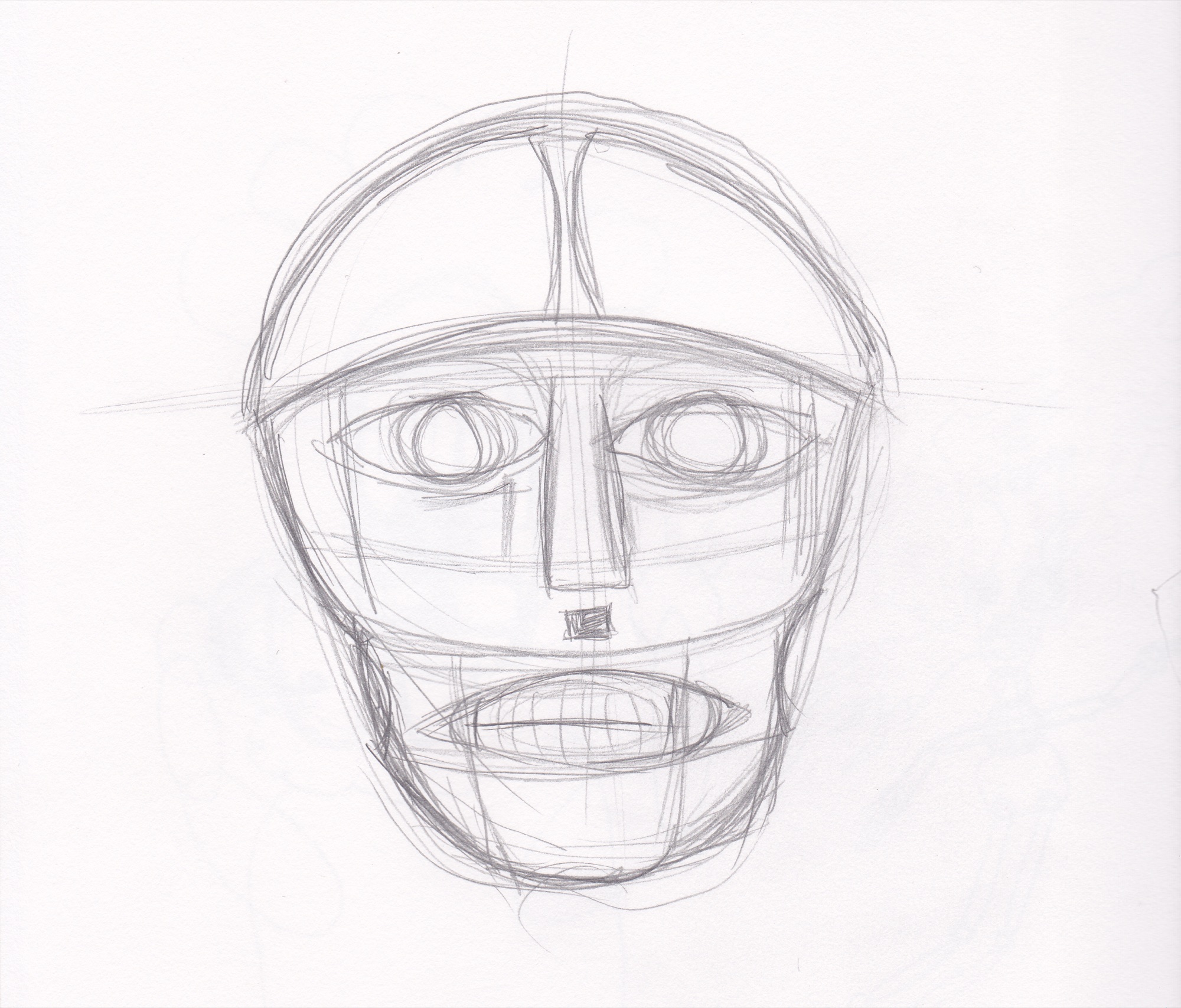 sketchy face