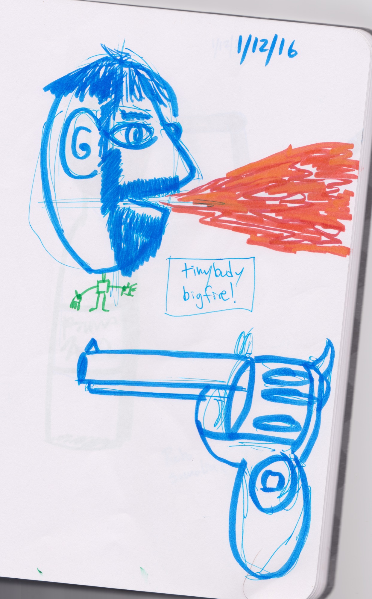 TinyBody BigFire and revolver