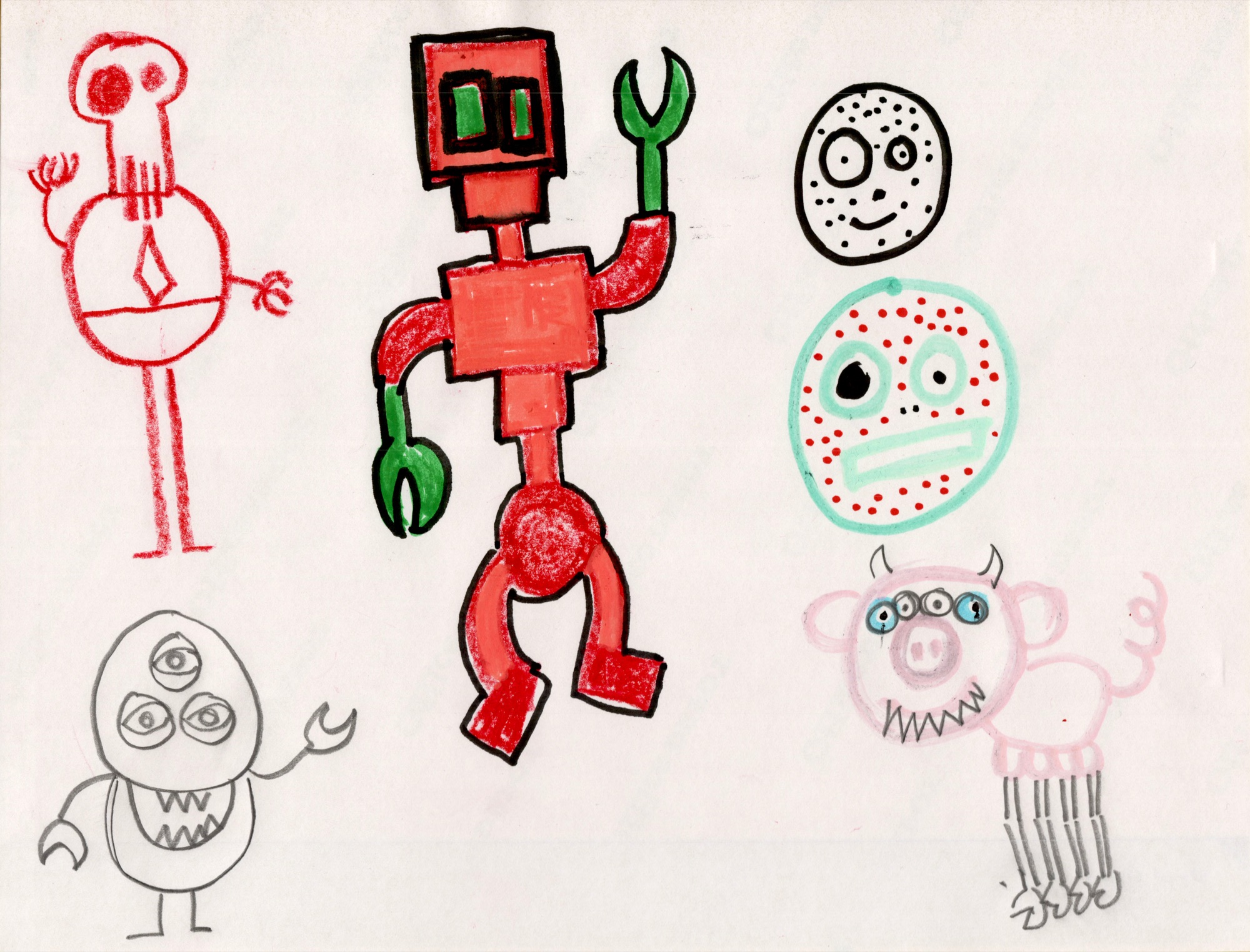 robots others stickers